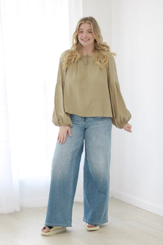 Flirty Fun Olive Top