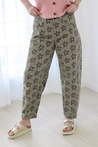 A Lovely Disposition Floral Pants