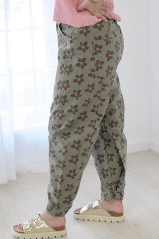 A Lovely Disposition Floral Pants