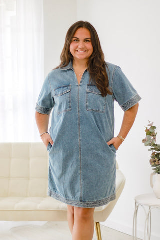 Dress Down Denim Dress