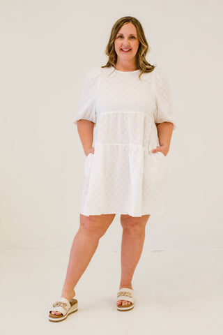 Make it Look Easy White Dress
