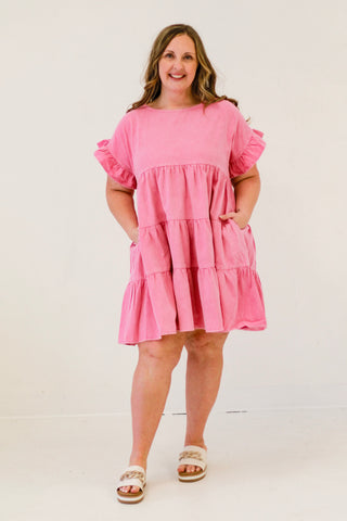 Call Me Cute and Casual Pink Dress