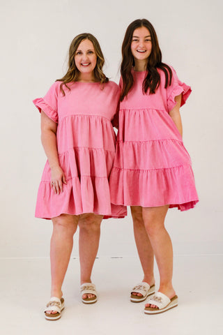 Call Me Cute and Casual Pink Dress