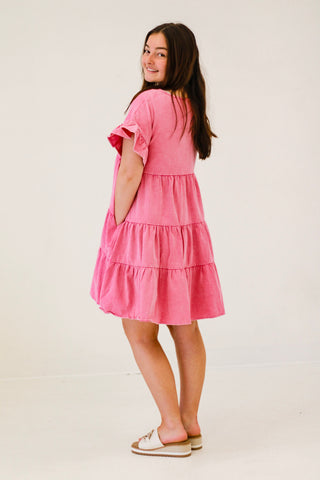 Call Me Cute and Casual Pink Dress