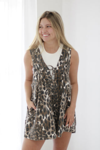 Wildest Dreams Leopard Romper