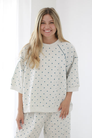 Circle of Love Polka Dot Top