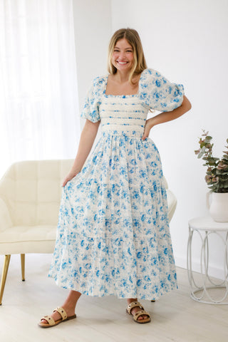 Princess in Blue Fairytale Dress