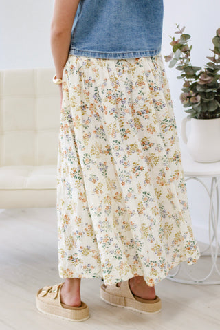Wildflower Gauze Maxi Skirt