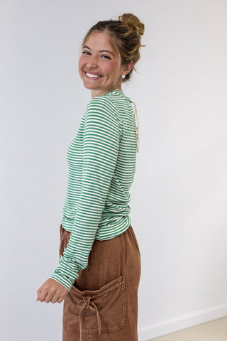 Point Taken Striped Top