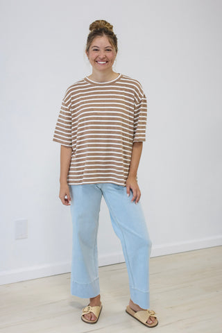 All for You Stripe Top