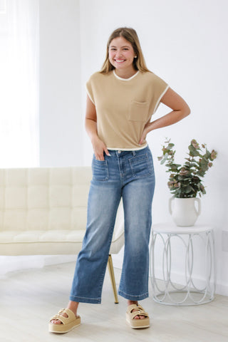 One Step Closer Cropped Jeans