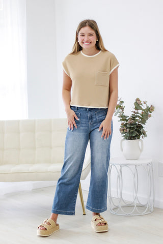 Talk of the Town Top in Mocha