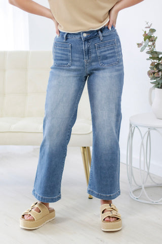 One Step Closer Cropped Jeans