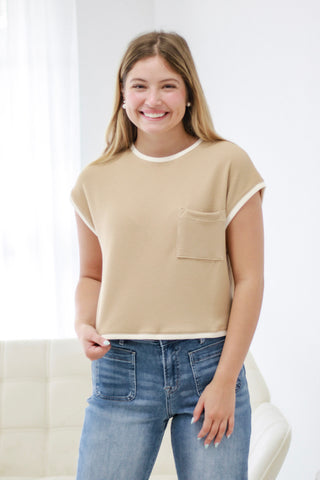 Talk of the Town Top in Mocha