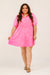The Stunner Dress in Hot Pink