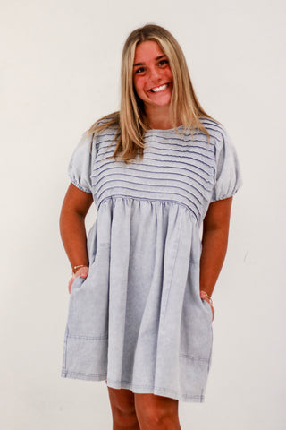 Nothing I Can Do Denim Dress