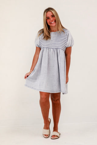 Nothing I Can Do Denim Dress