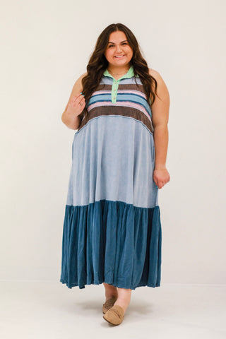 Fun & Free Washed Maxi Dress by Oli & Hali