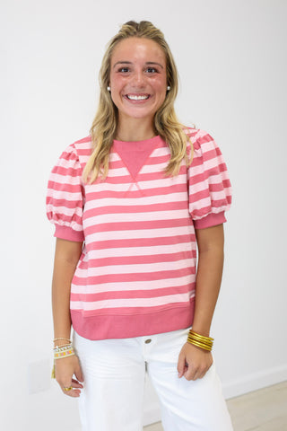 Call Me Maybe Stripe Top