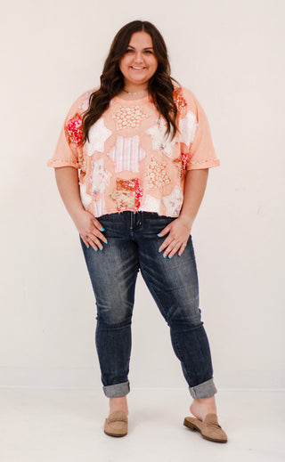 Spring Star Patchwork Top by Oli & Hali