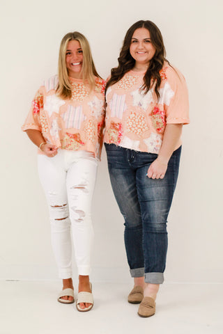 Spring Star Patchwork Top by Oli & Hali