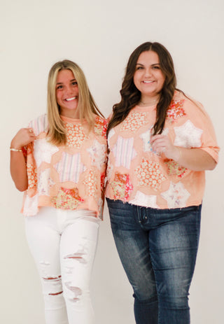Spring Star Patchwork Top by Oli & Hali