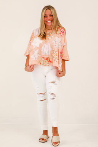 Spring Star Patchwork Top by Oli & Hali