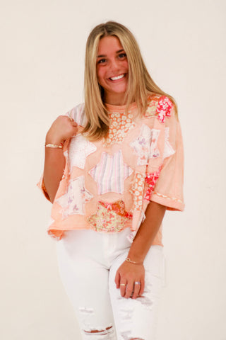 Spring Star Patchwork Top by Oli & Hali