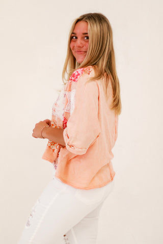 Spring Star Patchwork Top by Oli & Hali