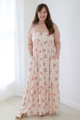 A Floral Moment Maxi Dress