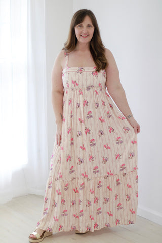 A Floral Moment Maxi Dress