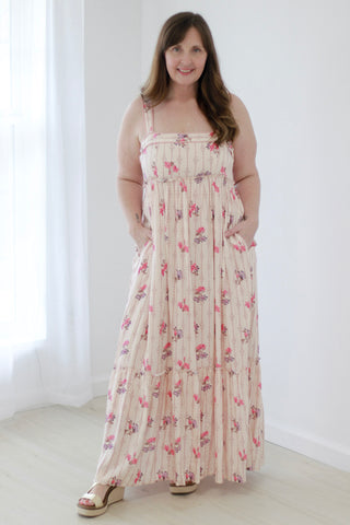 A Floral Moment Maxi Dress