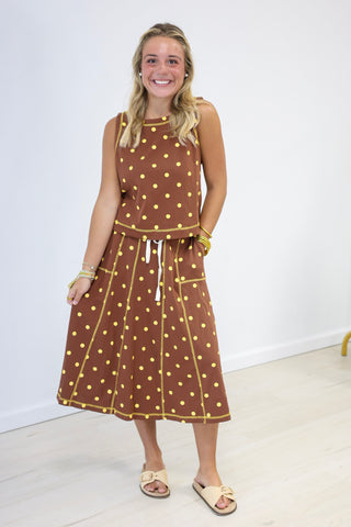 No Bad Days Polka Dot Skirt Set