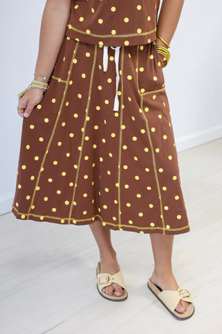 No Bad Days Polka Dot Skirt Set
