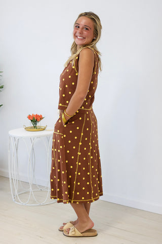 No Bad Days Polka Dot Skirt Set