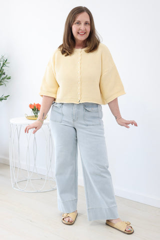 In High Regards Top in Butter Yellow