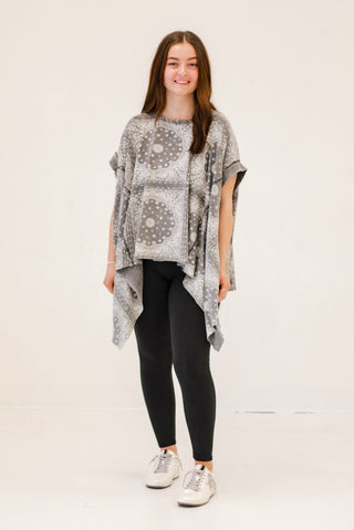 Sound of the South Bandana Print Top