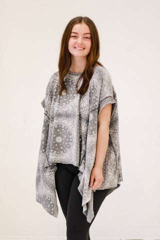 Sound of the South Bandana Print Top