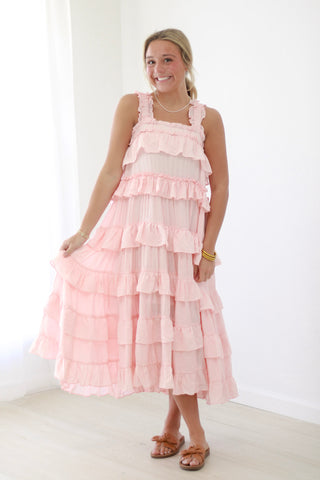 A Moment in Time Tiered Dress