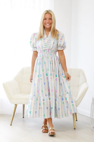 Love Like This Floral Midi Dress