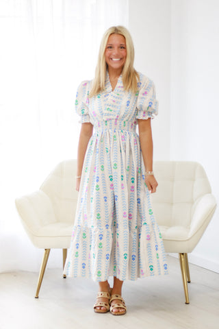 Love Like This Floral Midi Dress