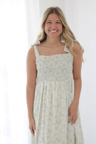 The Color of Your Eyes Floral Dress