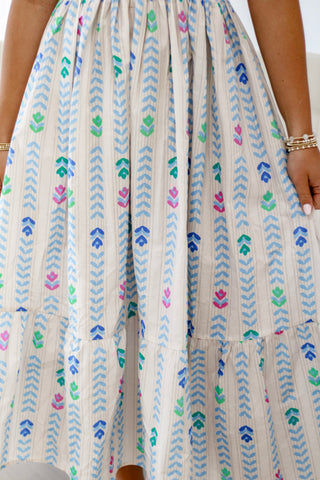 Love Like This Floral Midi Dress