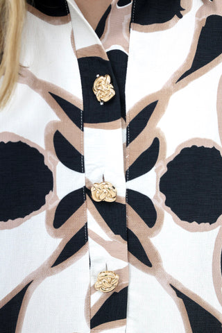 Promise Me Floral Dress in Black