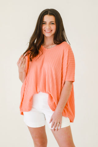 Beach Week Coral Top