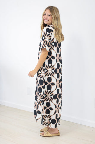 Promise Me Floral Dress in Black