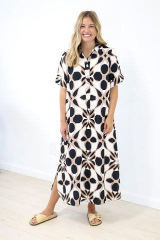 Promise Me Floral Dress in Black