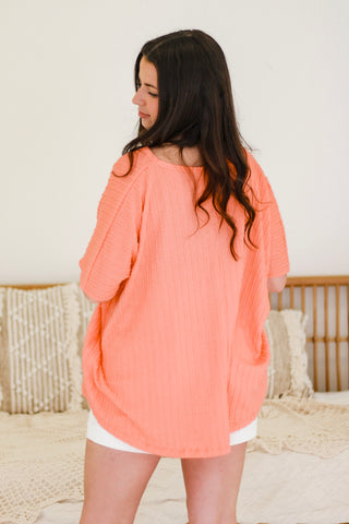 Beach Week Coral Top