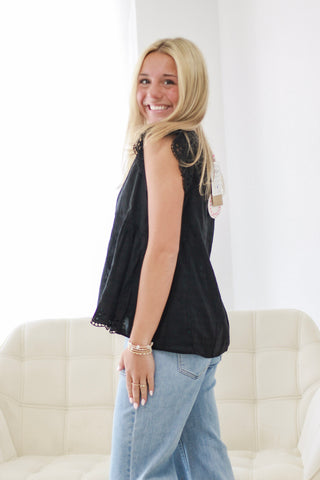 Everyday Basic Black Blouse