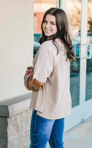It's all in the Sleeves Detailed Top